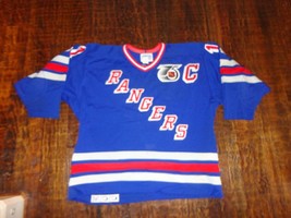 Vintage Authentic Cosby New York Rangers Mark Messier 11 Jersey Mens XL - £327.19 GBP