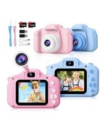 Cameras for kids. 2 pack - Pink/Blue With Accessories. Front &amp; Rear Lens... - $19.79