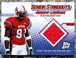 2006 Topps Dpp Football Manny Lawson Senior Standouts Jersey Card - N.C State - £7.18 GBP