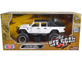 2021 Jeep Gladiator Rubicon Off-Road Pickup Truck White with Black Top &quot;Off Road - £41.61 GBP