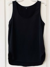 BANANA REPUBLIC Womens Black Sleeveless Blouse Size Medium, Elegant and ... - £17.05 GBP