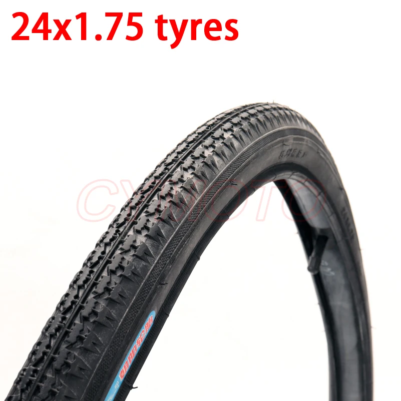 24x1.75 inch Electric Bicycle Tires mtb tire Bike Pneu Black Rubber Tires bisikl - £117.43 GBP