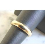 Vintage Estate 14K Yellow Gold Band Wedding Ring 5.1g E4014 - €386,88 EUR