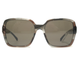 CHANEL Sunglasses 5408-A c.1678/3 Clear Brown Gray Horn Square with Brow... - £242.76 GBP