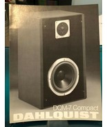 DAHLQUIST DQM-7 COMPACT LOUDSPEAKER SINGLE PAGE BROCHURE/SPEC SHEET - $74.63 MXN