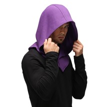 Purple Assassins Ninja Mask Skeletor Hood Valorant Costume Raven Cosplay... - £23.97 GBP
