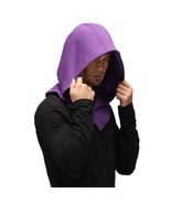 Purple Assassins Ninja Mask Skeletor Hood Valorant Costume Raven Cosplay... - £23.89 GBP
