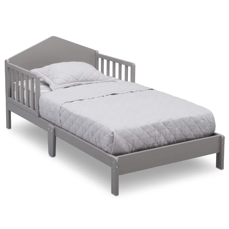 Delta Children Homestead Toddler Bed, Greenguard Gold Certified, Gray 55.25&quot;L X - £89.89 GBP+