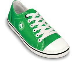 Crocs Hover Lace Up Canvas Women&#39;s  Green Size 4 - £26.99 GBP