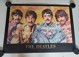 The Beatles Sgt. Peppers Photomosaic Poster 1999 Apple GB Posters LPO611 Silvers - $45.53