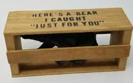 Big Sur California Here&#39;s A Bear I Caught Just For You Bear Toy Vintage ... - £15.11 GBP