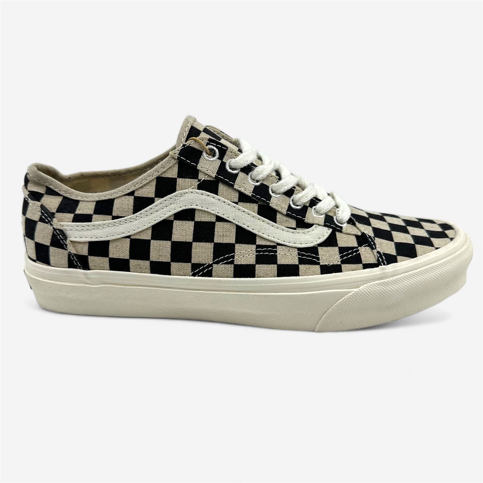 VANS Old Skool Tape Eco Theory Checkerboard Mens Athletic Sneaker