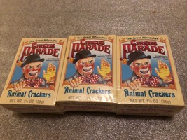 Vintage 1991 The Great Milwaukee Circus Parade Animal Crackers Boxes Set... - £15.51 GBP