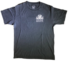 Men&#39;s Tee Stone Brewing Black Gargoyle Size Medium Short Sleeve T-Shirt ... - £6.79 GBP