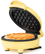 Personal/Mini Waffle Maker, Non-Stick Coating, Yellow - 4-Inch Waffles i... - $48.61