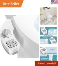 Easy Install Chrome Bidet Attachment - Dual Nozzle for Fresh Water Exper... - $719.25 MXN
