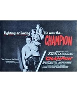 KIRK DOUGLAS-CHAMPION-HOLLYWOOD-1949 Vintage Print Ad-American Magazine - $18.32 CAD