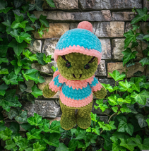 Crochet Magical Turtle Plush Toys, Height 9.44 inch/24cm, Amigurumi Funn... - £27.97 GBP
