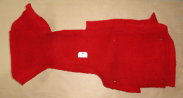 90-92 Corvette Carpet Section Front Seating Area RH RED 02353 - $100.00