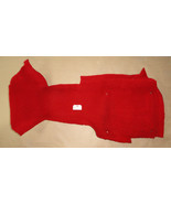 90-92 Corvette Carpet Section Front Seating Area RH RED 02353 - $100.00