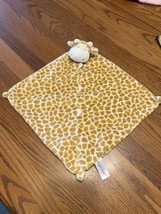 Angel Dear Giraffe Lovey Security Blanket Plush Brown Yellow Baby Lovie - $13.85