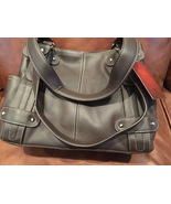 Tignanello Perfect 10 Pebble Leather Handbag Brown NWT - £75.93 GBP