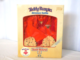 Teddy Ruxpin World of Wonders sleeping outfit In Box Nightcap Robe Pajamas  1985 - £16.94 GBP