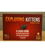 Exploding Kittens Kickstarter Card Game Original Edition 100% Complete & Crisp - $12.86