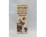 The Official Steve Jackson Munchkin Bookmark Free RPG Day Of Roleplaying... - £14.11 GBP
