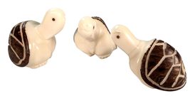 Terrapin Trading 1 x Fair Trade Ecuador Tagua Carving | Vegan Ivory | TURTLE - £22.38 GBP