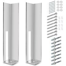5"x5" Vinyl Fence Concrete/Wood Post Mount Tower with Mounting Kit (5"x5... - $98.00