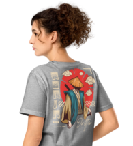 Women’s Organic Ribbed Neck T-Shirt – Back Print Drifter Lavender - $951.63 MXN