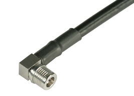 QMA plug  R/A  coax cable  LSR-240  (LMR-240 )  15 FT - $12.00
