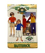 Butterick 6734 Sewing Pattern Children&#39;s &amp; Girls Top Tshirt Short Pants ... - $13.37 CAD