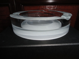 Arturo Fuente Heavy Clear Glass  Ashtray NIB. Measures 7 7/8" diameter image 4