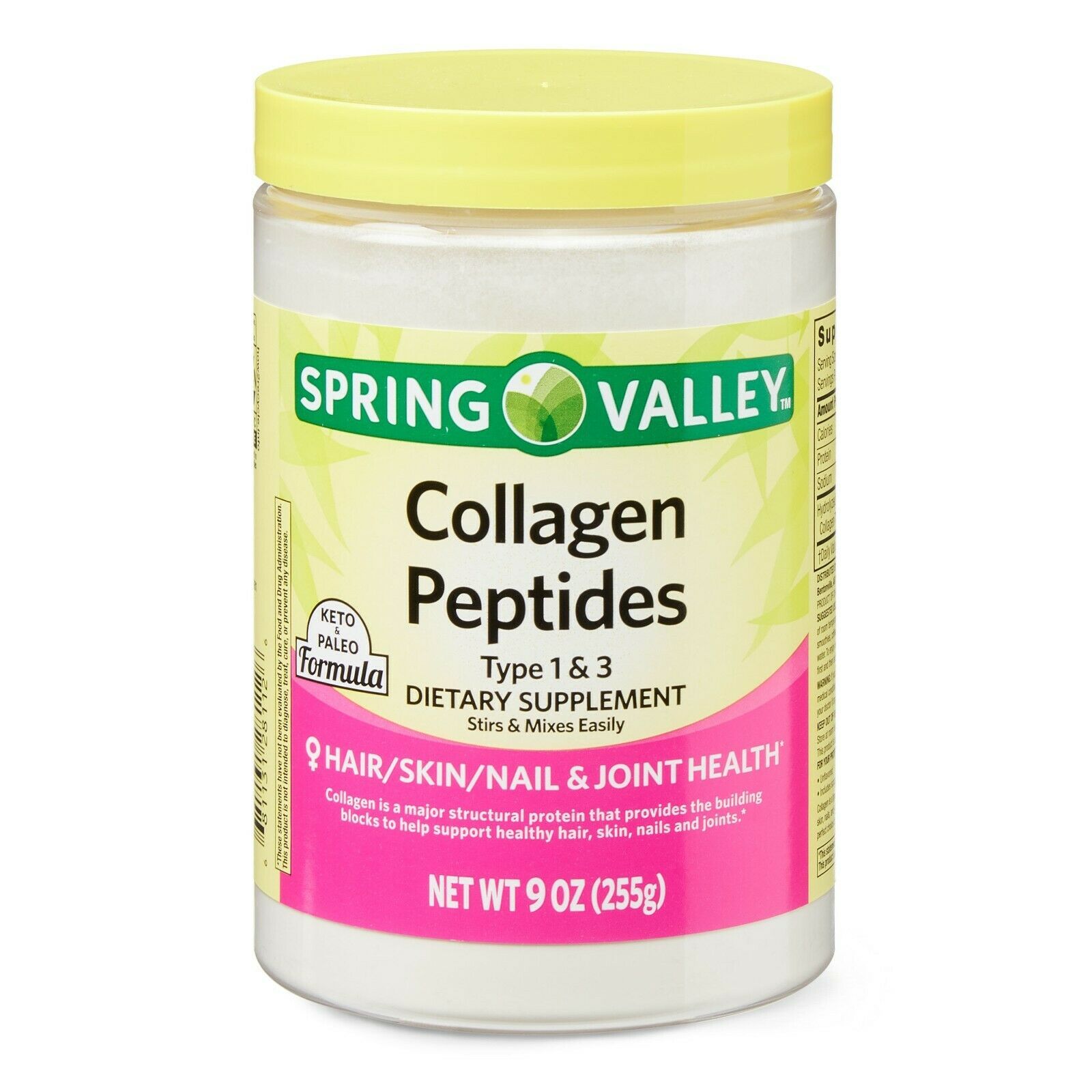 Spring Valley Collagen Peptides Powder, Type 1 & 3, 9 oz..+ - $39.59