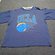 Vintage Ucla V Stitch Shirt Adult Xl Blue Usa Made Final Play 90s - £29.08 GBP