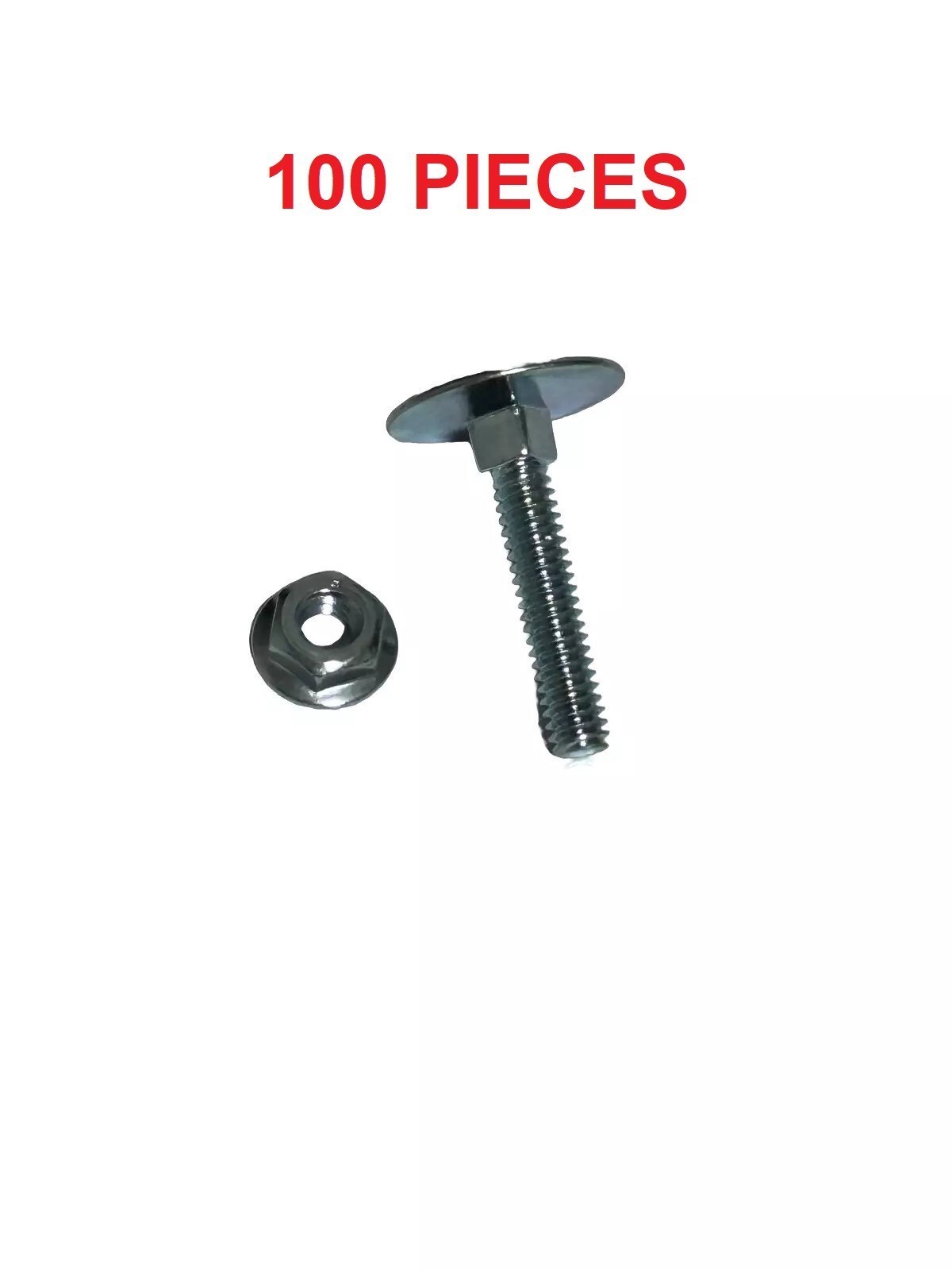 Elevator Bolts &amp; Nuts 1/4″ x 1 1/2″ (100pcs) Overhead Doors Todco Morgan... - $68.95