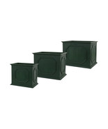 Green Wood Rectangle Platner Box (Set of 3) - $237.25 CAD