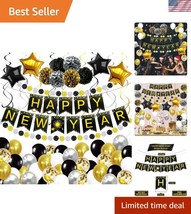 Complete New Year&#39;s Eve Decorations 2025 - Banners, Swirls &amp; More in 70 ... - $39.50