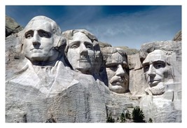 Mount Rushmore Memorial Presidents South Dakota Usa 4X6 Photo - £6.29 GBP