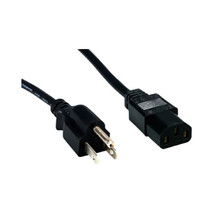 COMPREHENSIVE CABLE PWC-BK-3 1FT PC POWER CORD BLACK STANDARD SERIES LIF... - £28.17 GBP