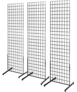 2&#39; x 6&#39; Gridwall Panel Tower with T-Legs Floorstanding Display Kit, Sold... - £160.63 GBP