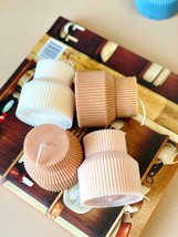 Sleek Ribbed Candle Pedestal - $42.60