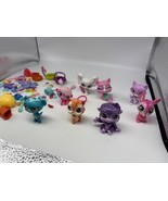 Lot of 8  2014 HASBRO Littlest Pet Shop Figures with lots of Deco Bits - €17,11 EUR