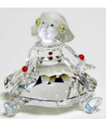 Swarovski Crystal Sitting Doll W/Inner &amp; Outer Box, Certificate  7550 00... - $2,598.33 MXN