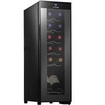 Pkcwc120 White &amp; Red Cooler-Freestanding Countertop Compact Mini Wine Fridge Chi - $328.99