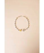 Luxury Silver Bracelet with Butterfly Motif &amp; Citrine Stone - $30.00