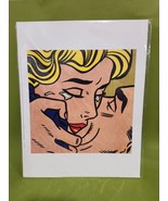 Roy Lichtenstein &quot;The Kiss V&quot; Pop Art Lithograph Comic 14/11 - £10.66 GBP