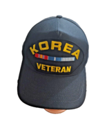 Korean War Veteran Military Baseball Hat Korea Cap Black USA - $16.44 CAD